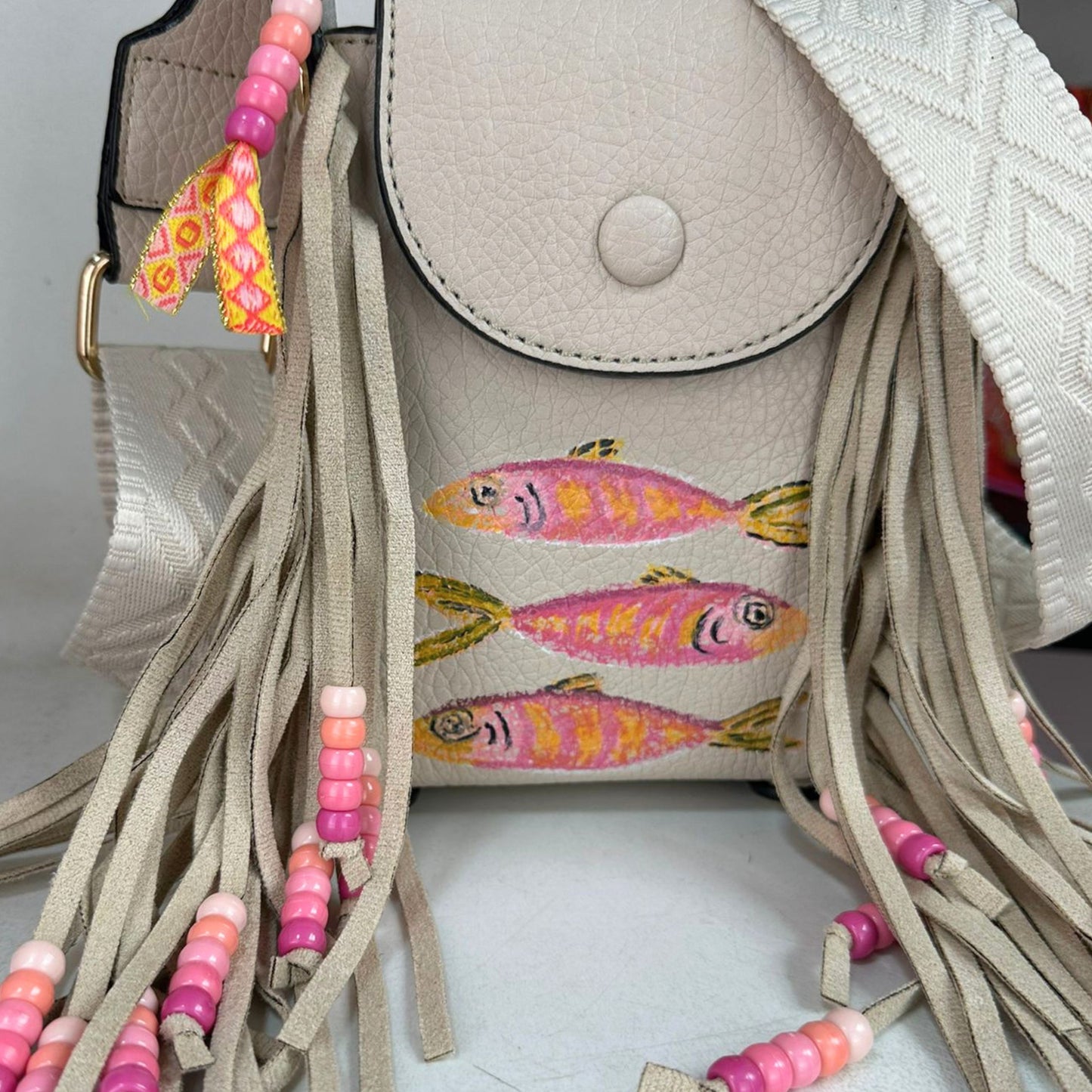 handgemachte Boho Tasche, Unikat