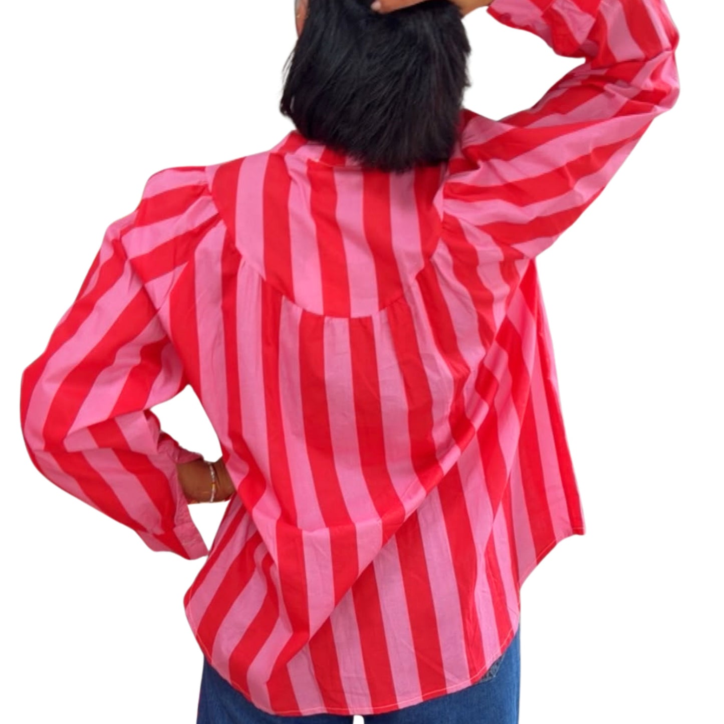 Gestreifte Baumwollbluse – Frischer Sommerlook mit Wohlfühlfaktor