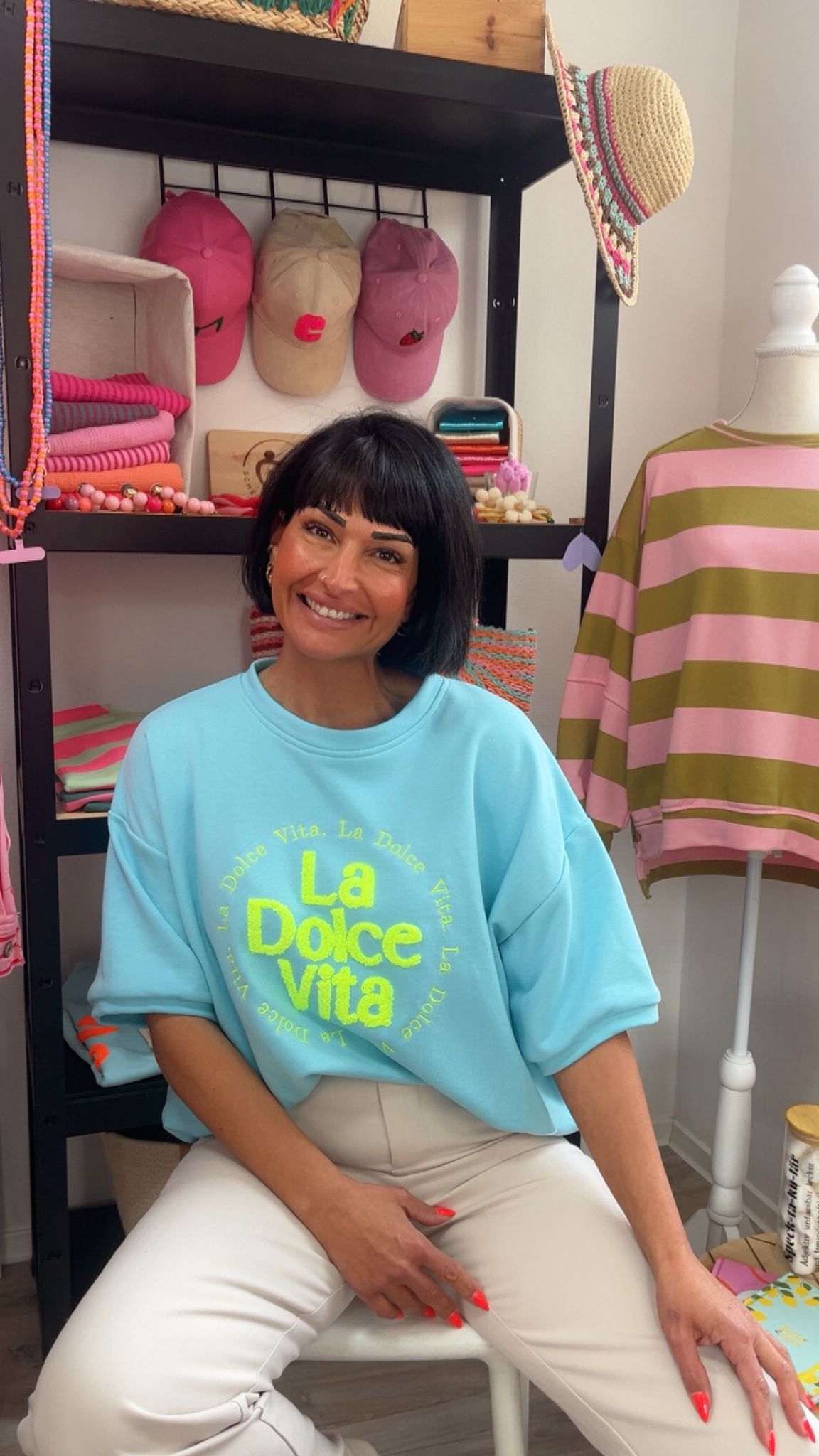 „La Dolce Vita“ Sweater – comfy, stylisch & ein Statement