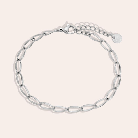 Bettelarmband Charm Schleife Zirkonia Silber – elegant & funkelnder Schmuckstein