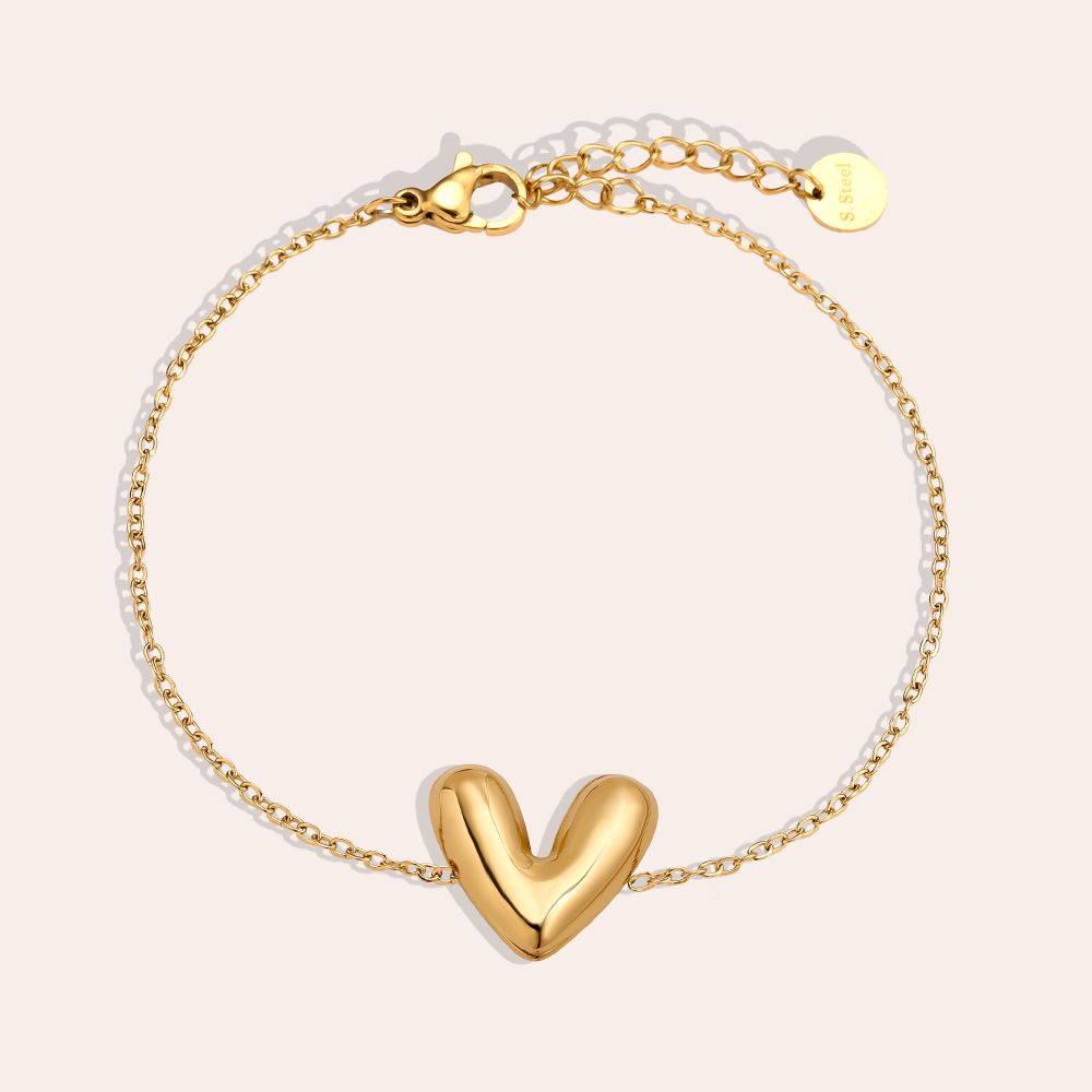 Herzarmband Love Drop – zart, elegant & voller Bedeutung