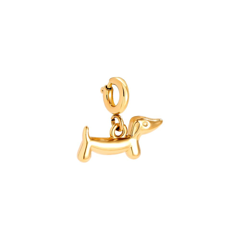 Bettel Gold Schleife – vergoldeter Charm für Bettelarmband