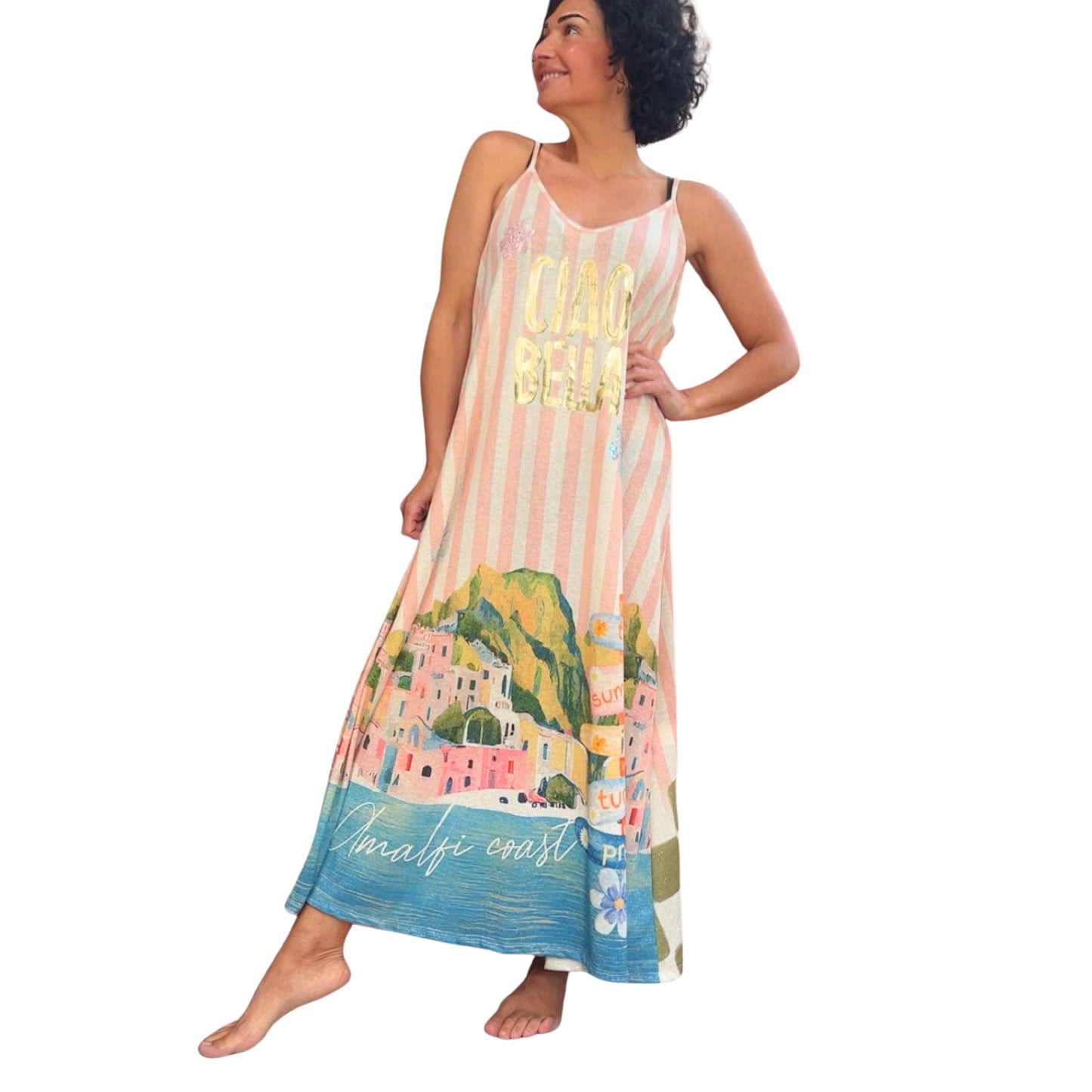 Sommer-Maxikleid Très Chic leicht & einzigartig – Damen Maxikleid Schenkt ein Herz