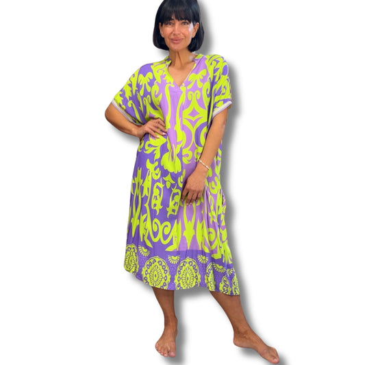 Kaftan-Kleid „Summer Breeze“ – luftig & farbenfroh