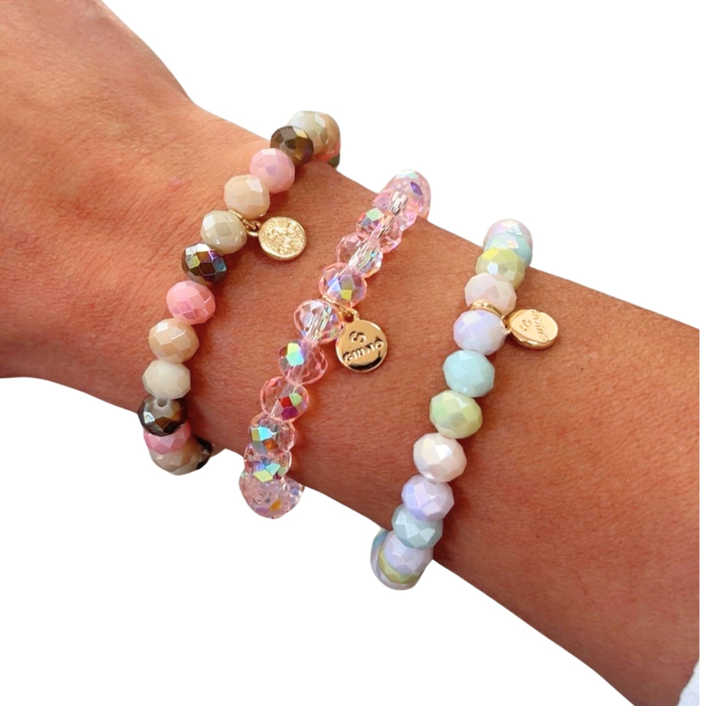 Funkelndes Armband – elastisch & farbenfroh