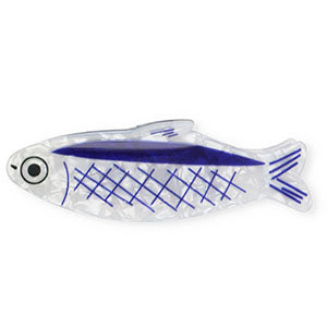 Haarspange in Fischform als stylische Haarclip – ausgefallenes Haaraccessoire fuer Frauen von Schenkt ein Herz