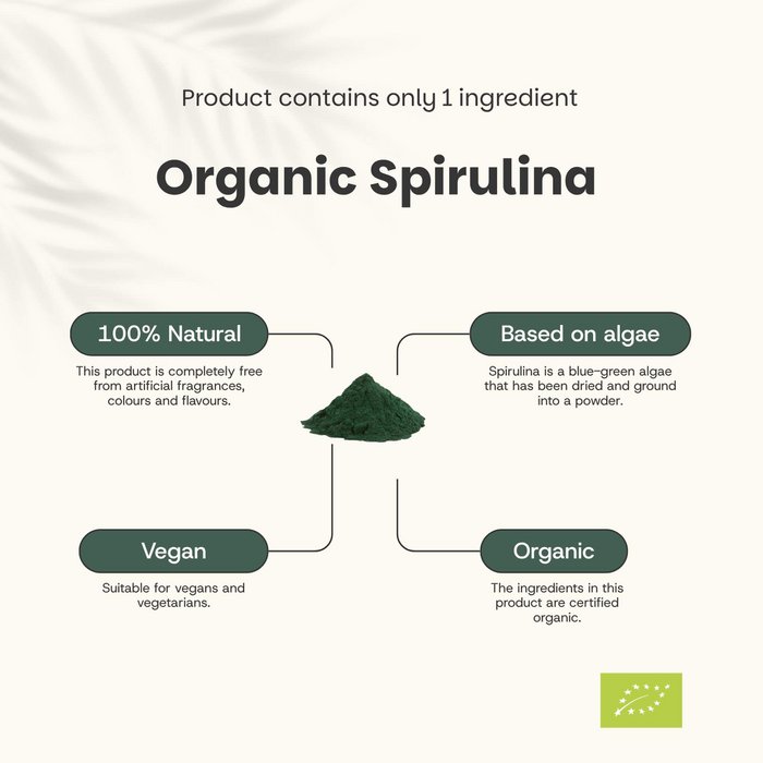 Bio Spirulina Pulver – 100 % natürlich & nährstoffreich