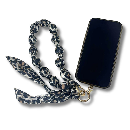 Stylische Handykette im Leo-Look