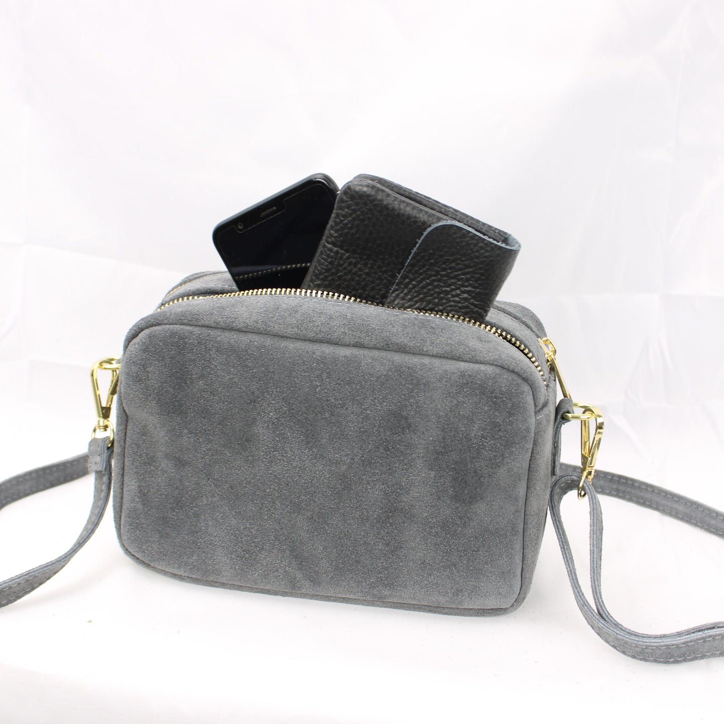 Echt Wildleder Crossbody – Stilvoll & Alltagstauglich
