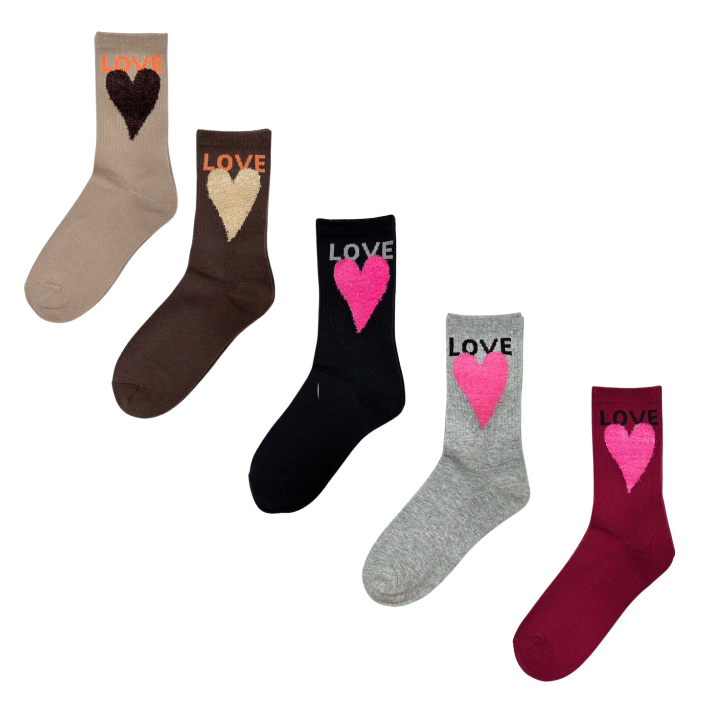 LOVE-Socken – Kuschelig, weich & voller Herz