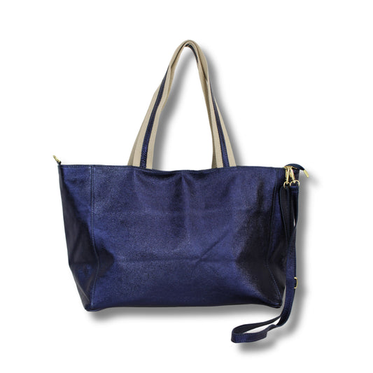 Liebevoller Echtleder-Weekender – Made in Italy