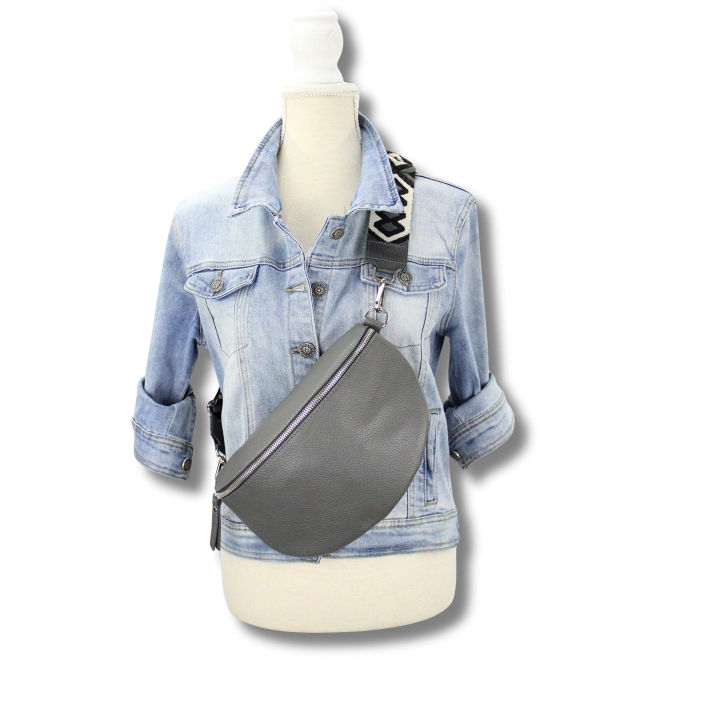 Echtleder Crossbody Bag – Made in Italy