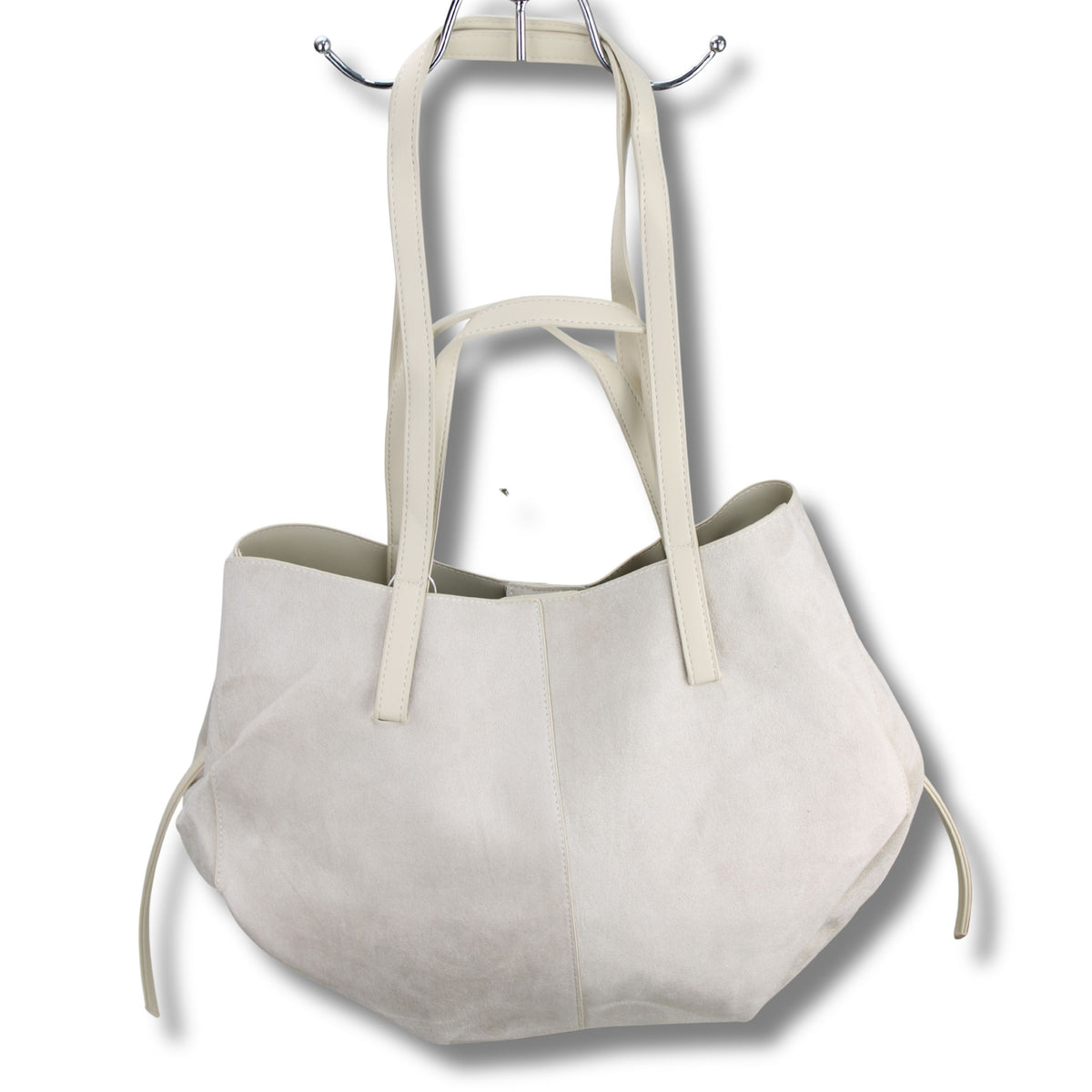 Wildleder-Optik Tasche in Schwarz – elegant, wandelbar und alltagstauglich