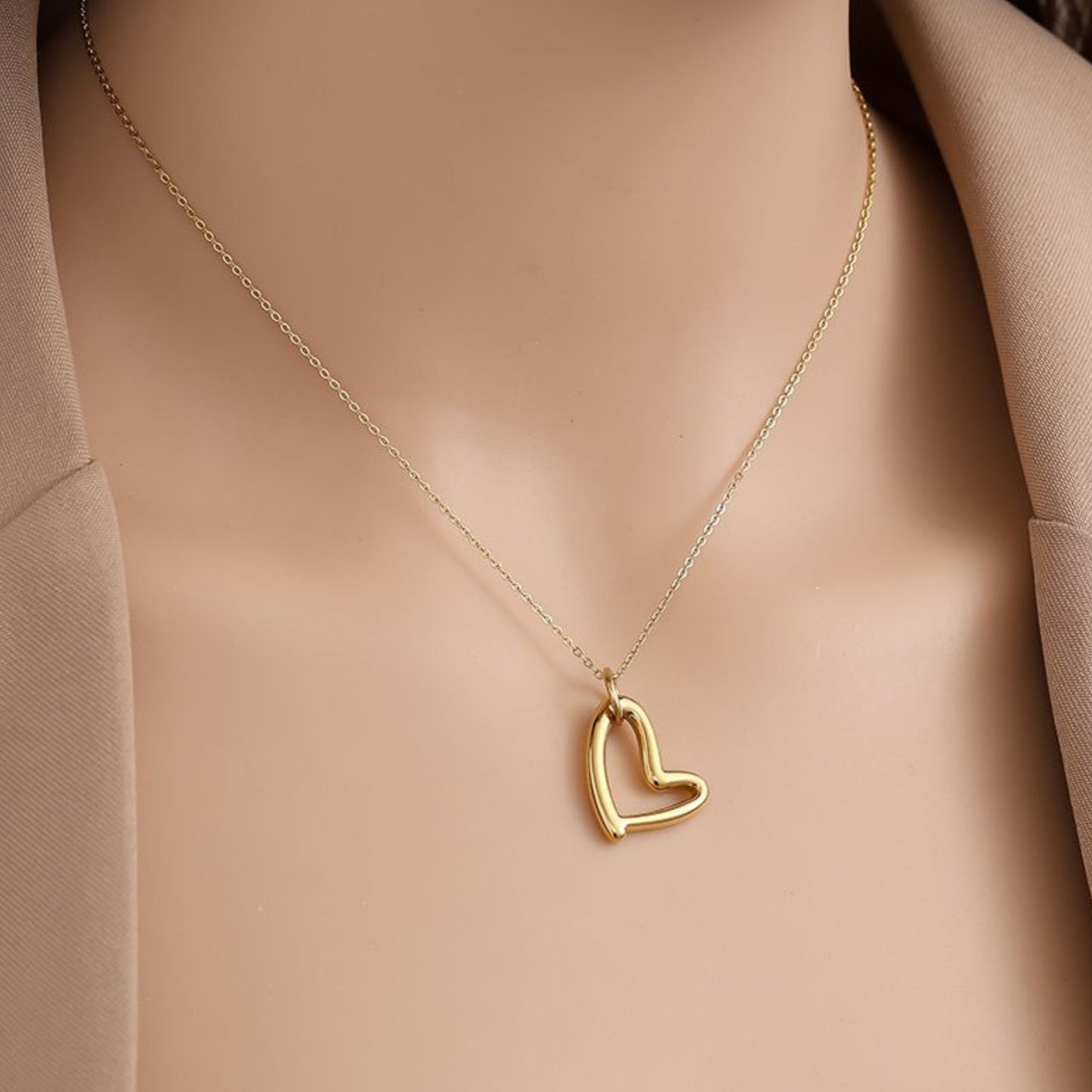 Fine Heart – Edelstahl Halskette