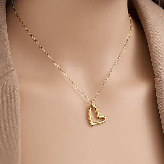 Fine Heart – Edelstahl Halskette