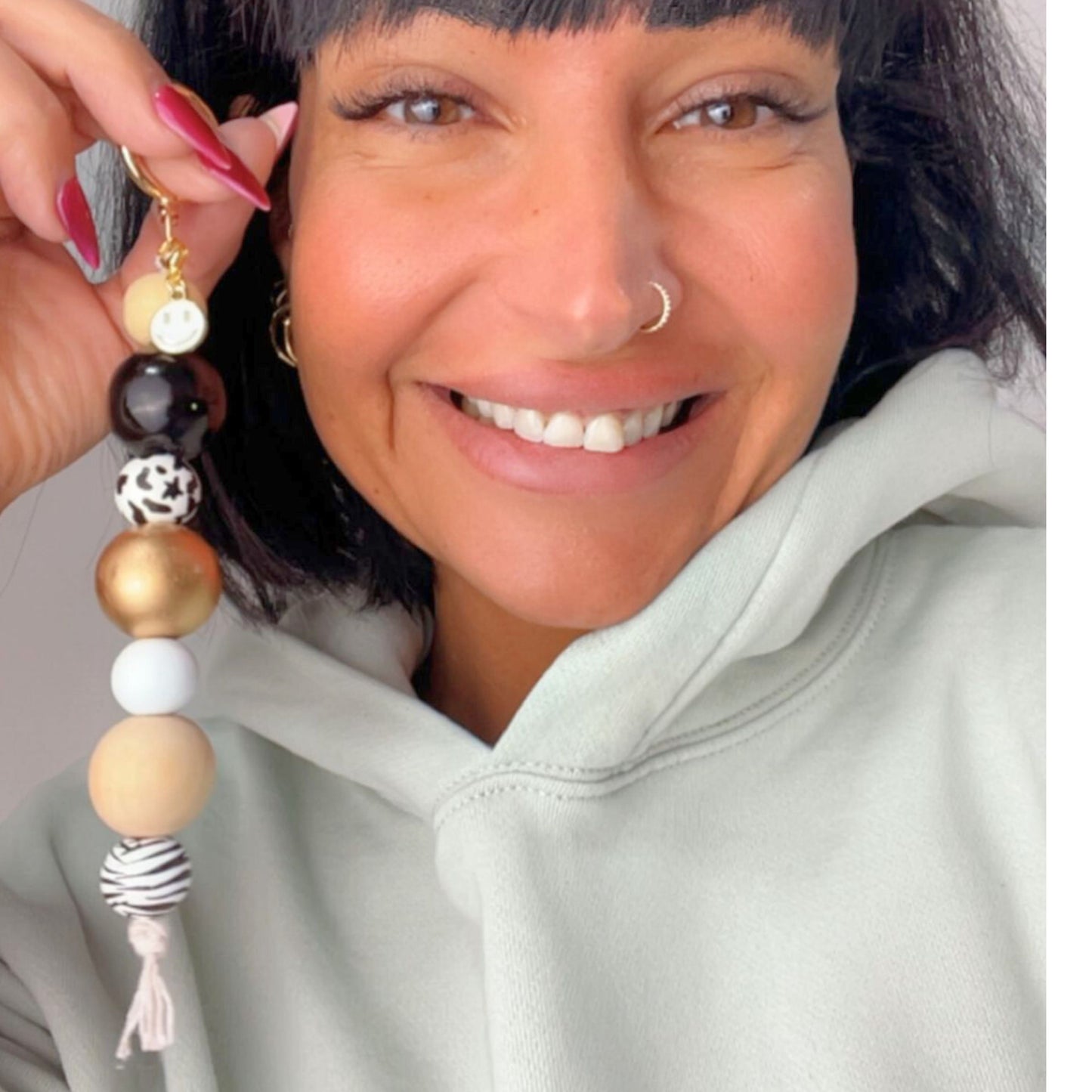 Design von Helena (11 Jahre) –  Handgemachter Schlüsselanhänger