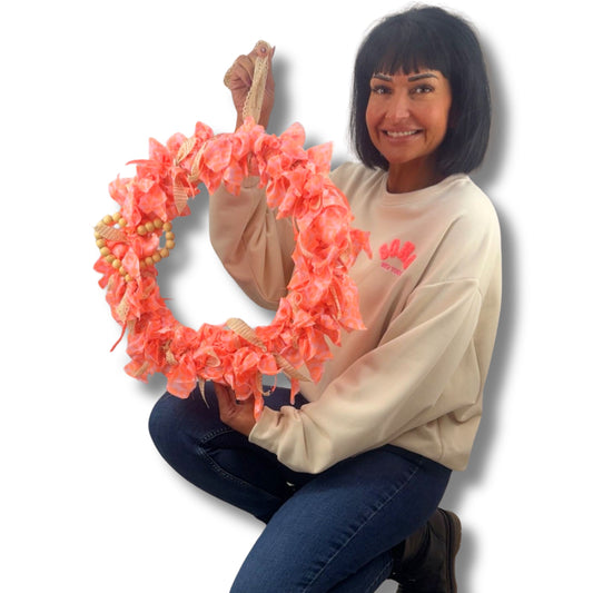 Handgemachter Frühlings-Kranz – Unikat