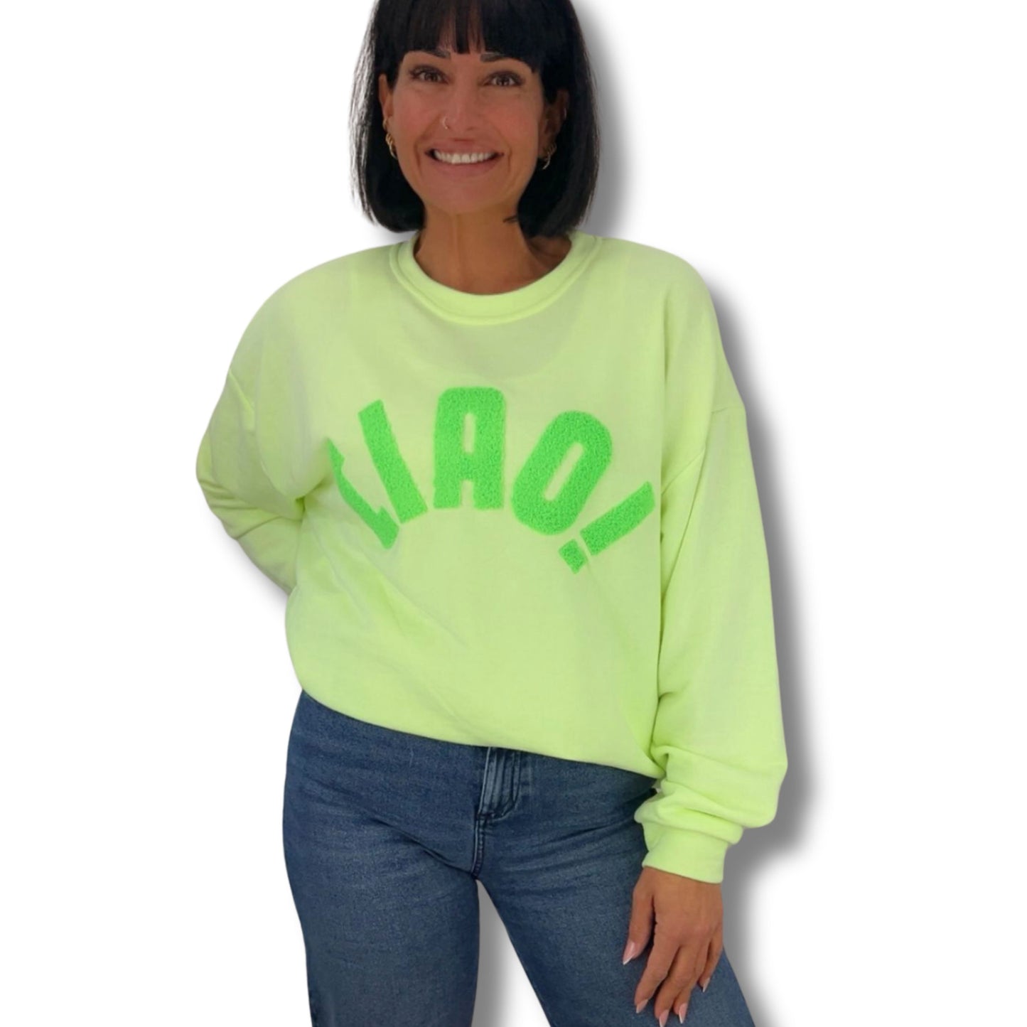 Statement-Sweatshirt „CIAO!“