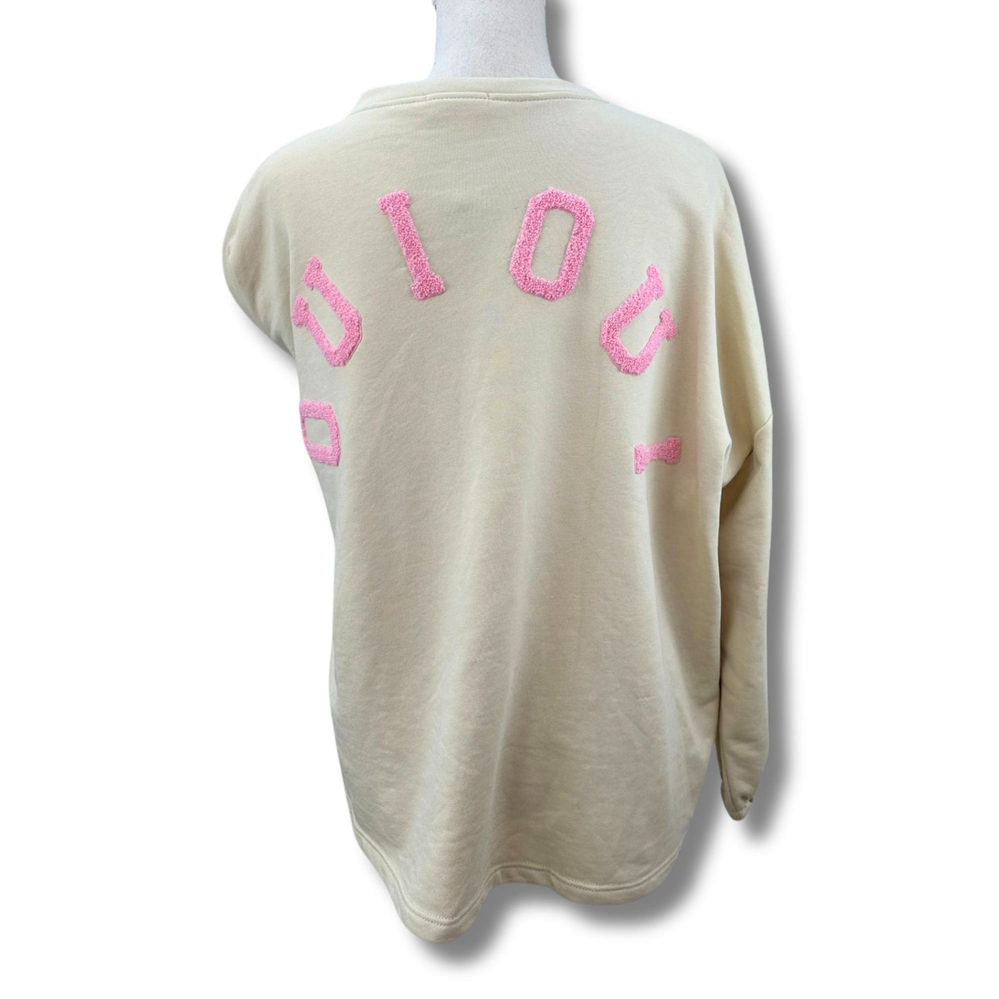 Oui oui-Sweatshirt mit Neon-Akzenten