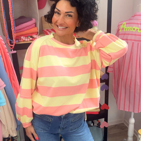 Streifen Sweatshirt