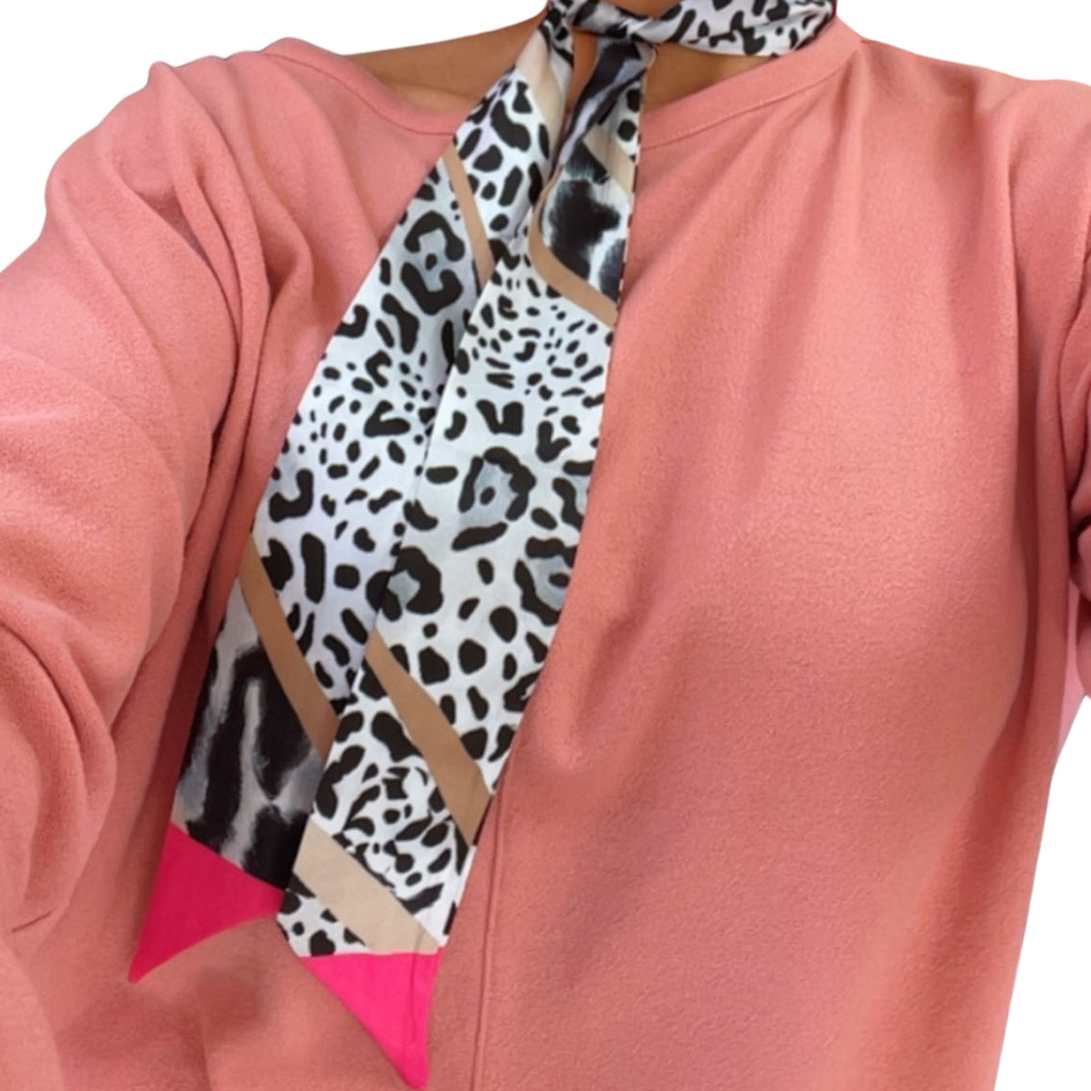 Damen Tuch Leo – Multifunktionales Halstuch & Haarband