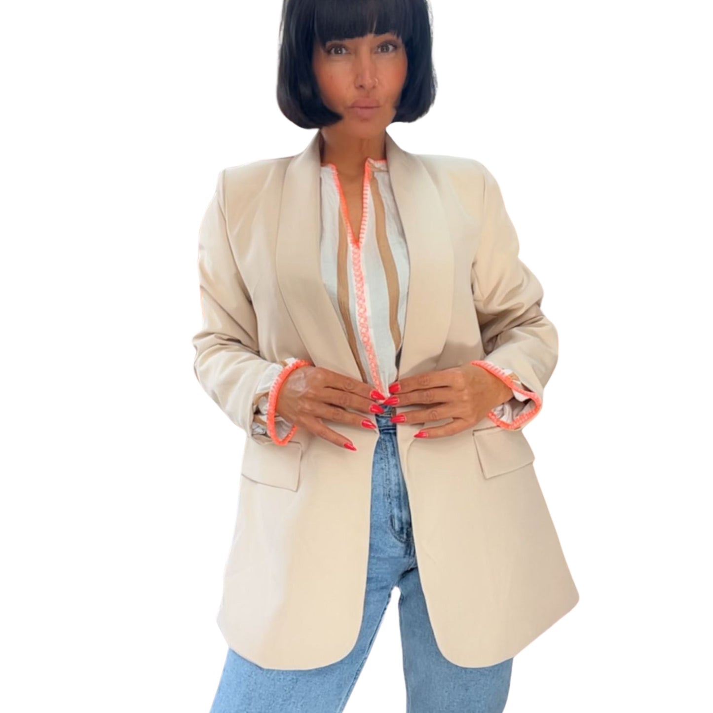 Damen Blazer – Eleganter Oversize Blazer mit modernem Schnitt