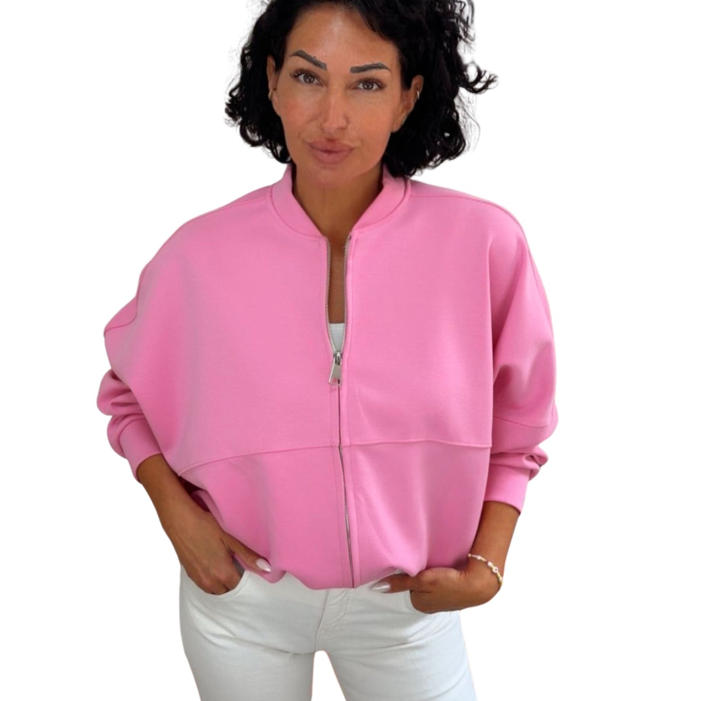 Bomberjacke / Sweatjacke Premium – Oversize & Ultraweich
