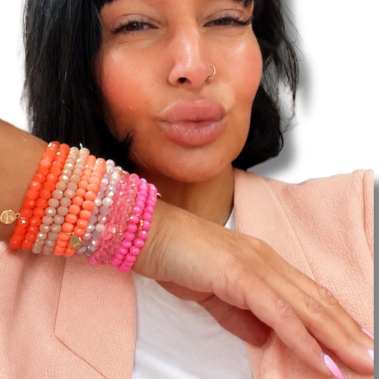 Funkelndes Armband – elastisch & farbenfroh