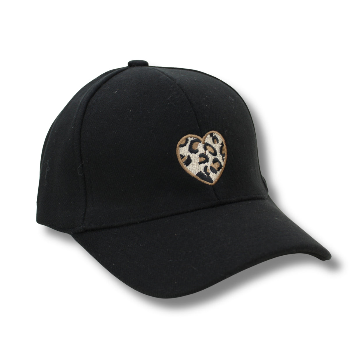 Hochwertige Cap mit Herz-Stickerei in Schwarz – Schenkt ein Herz