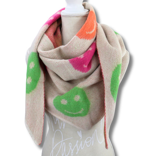 Smile-Schal – gute Laune zum Anziehen