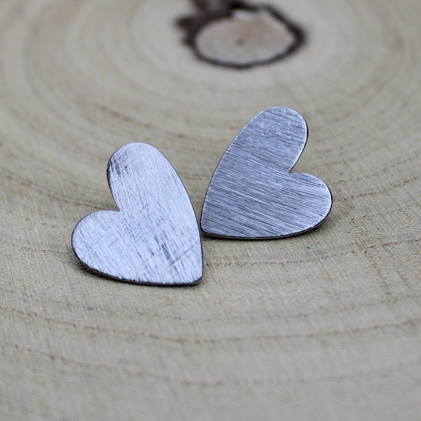 Herz Ohrringe – Edelstahl vergoldet