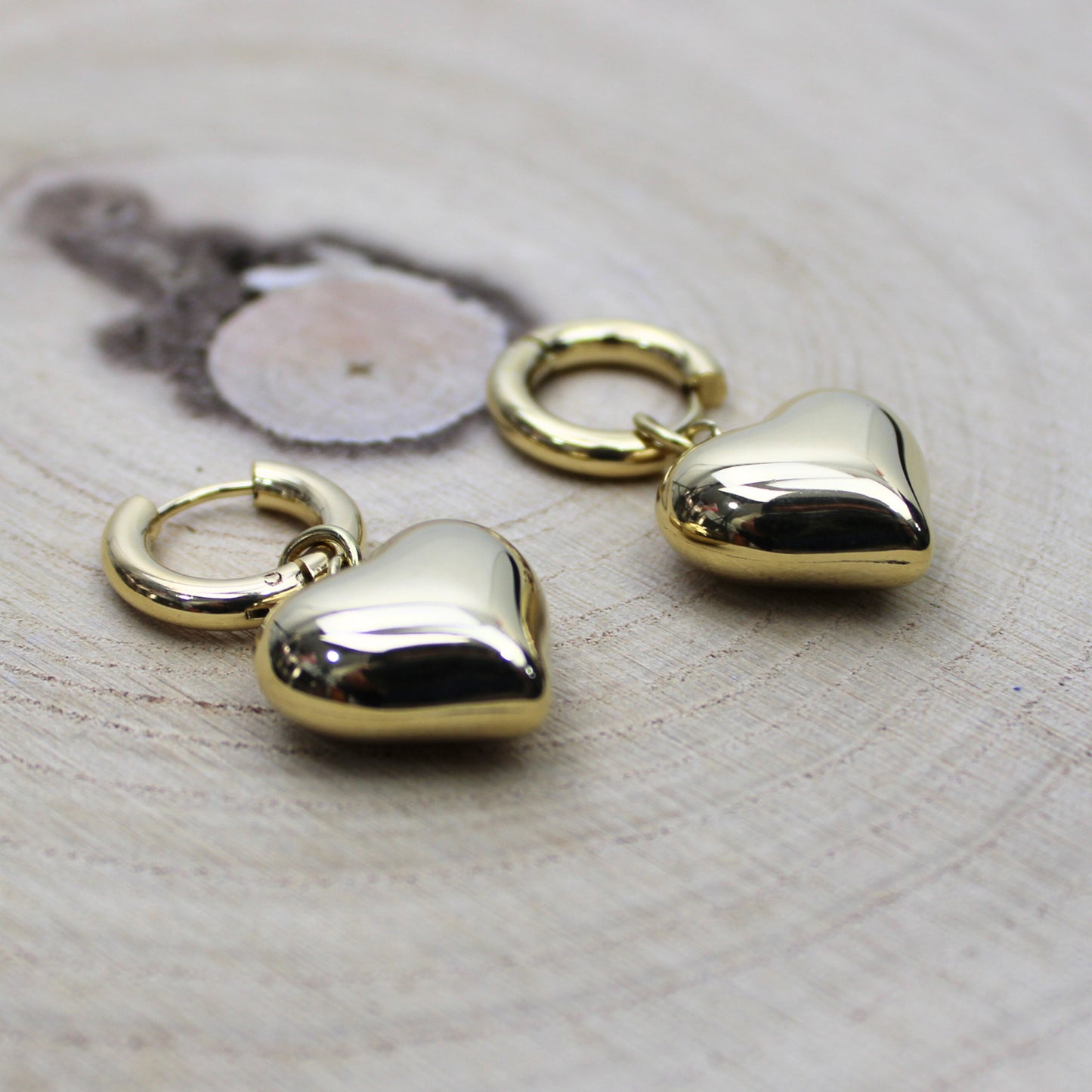 Herzohrringe – Edelstahl