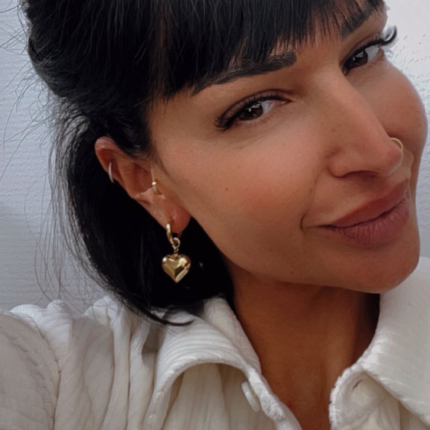 Herzohrringe – Edelstahl