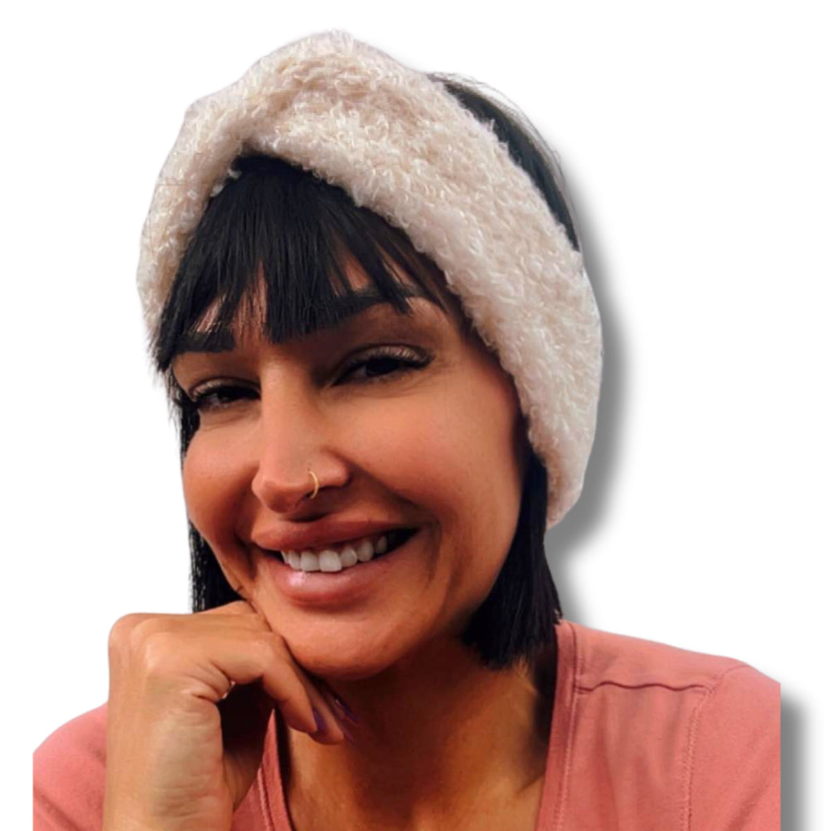 Kuscheliges Stirnband aus 100% weicher Viskose in Creme, Beige, Grau, Dunkelbraun und Schwarz – stylisches Winteraccessoire von Schenkt ein Herz