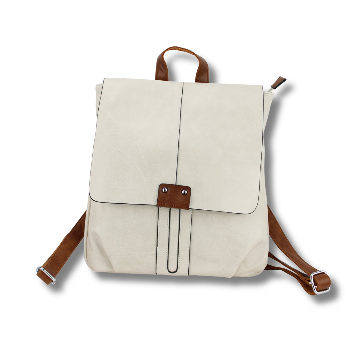 Veganer Rucksack alle Farben – Creme, Rosa, Pink, Grün, Hellblau, Dunkelblau, Braun, Schwarz