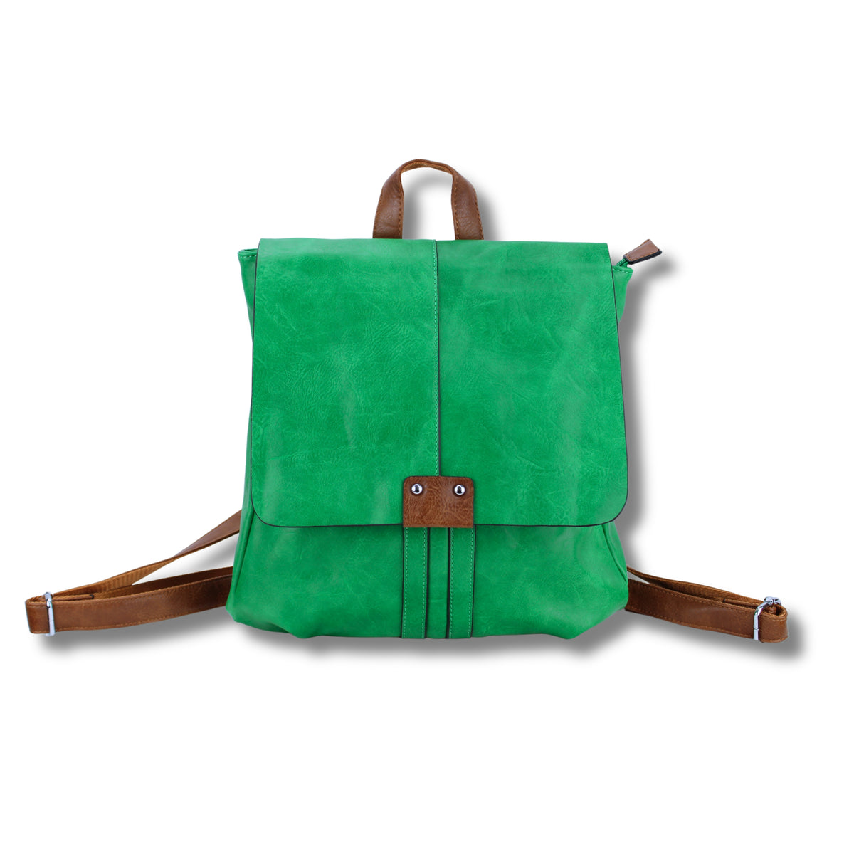 Veganer Rucksack in Rosa – leichter Damenrucksack aus veganem Kunstleder