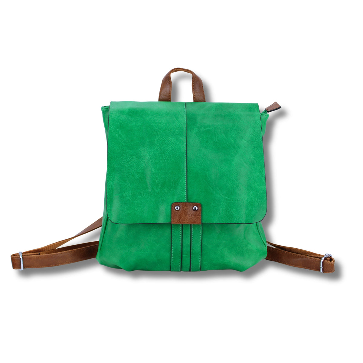 Veganer Lieblings-Rucksack in Creme, Rosa, Pink, Gruen und Hellblau – stylischer Alltagsrucksack aus veganem Material von Schenkt ein Herz