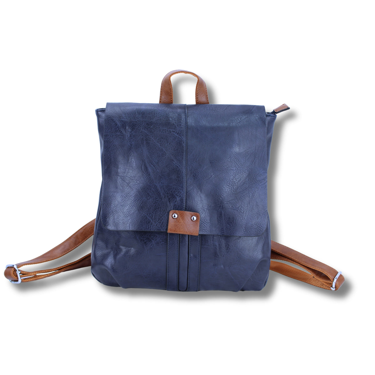 Veganer Rucksack Dunkelblau Innenansicht – Platz für Laptop & Alltag