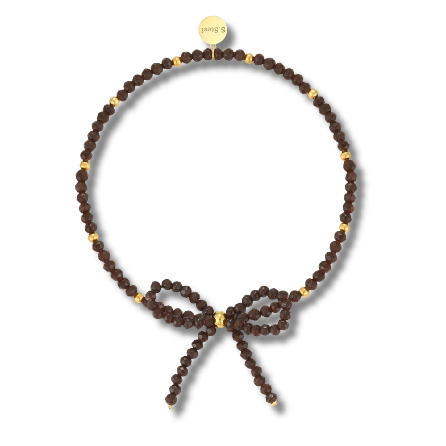 Feines Damenarmband vergoldet 14K – Edelstahl & Glas – liebevolles Geschenk