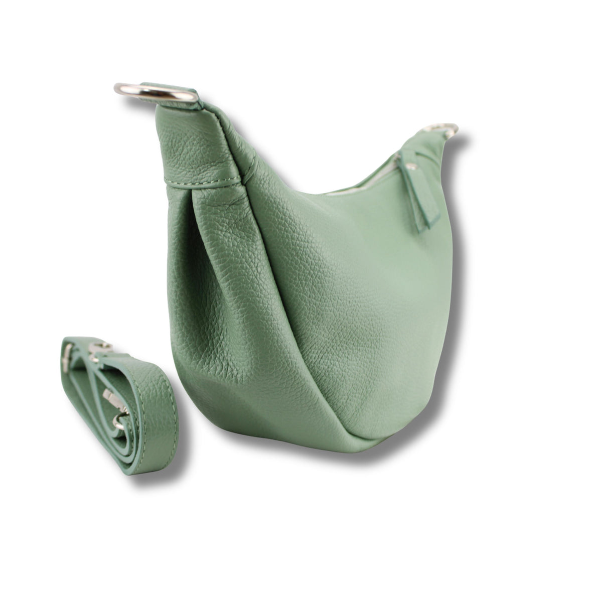 Echtleder Bananabag als Crossbody getragen – modern, edel & alltagstauglich