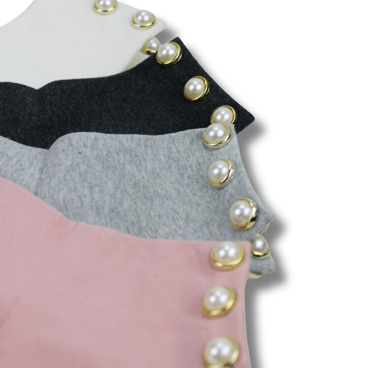 Perlen-Söckchen Rosa – weich, feminin & elegant von Schenkt ein Herz
