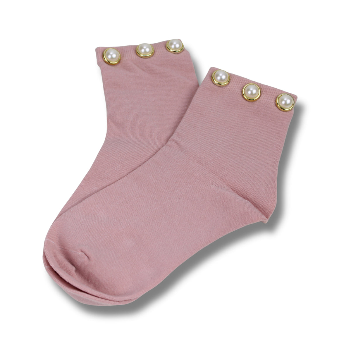 Perlen-Söckchen Detailansicht Perlen – 10% Polyester, langlebig & elegant