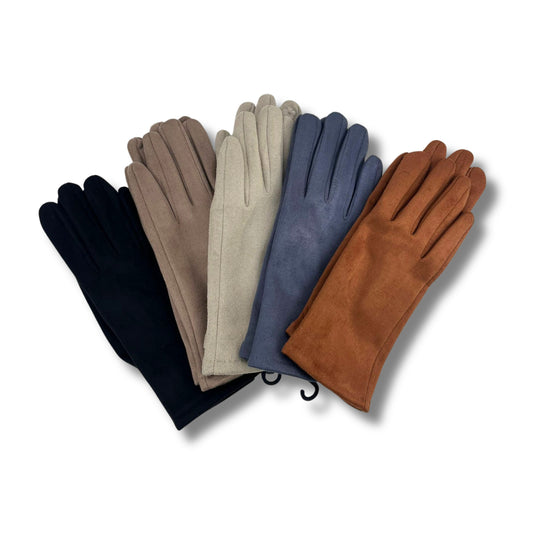 Zeitlose Eleganz für kalte Tage – Handschuhe in Veloursleder-Optik