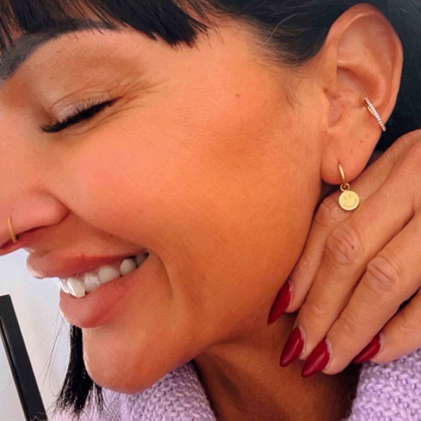 Smiley-Ohrringe – ein Lächeln zum Tragen