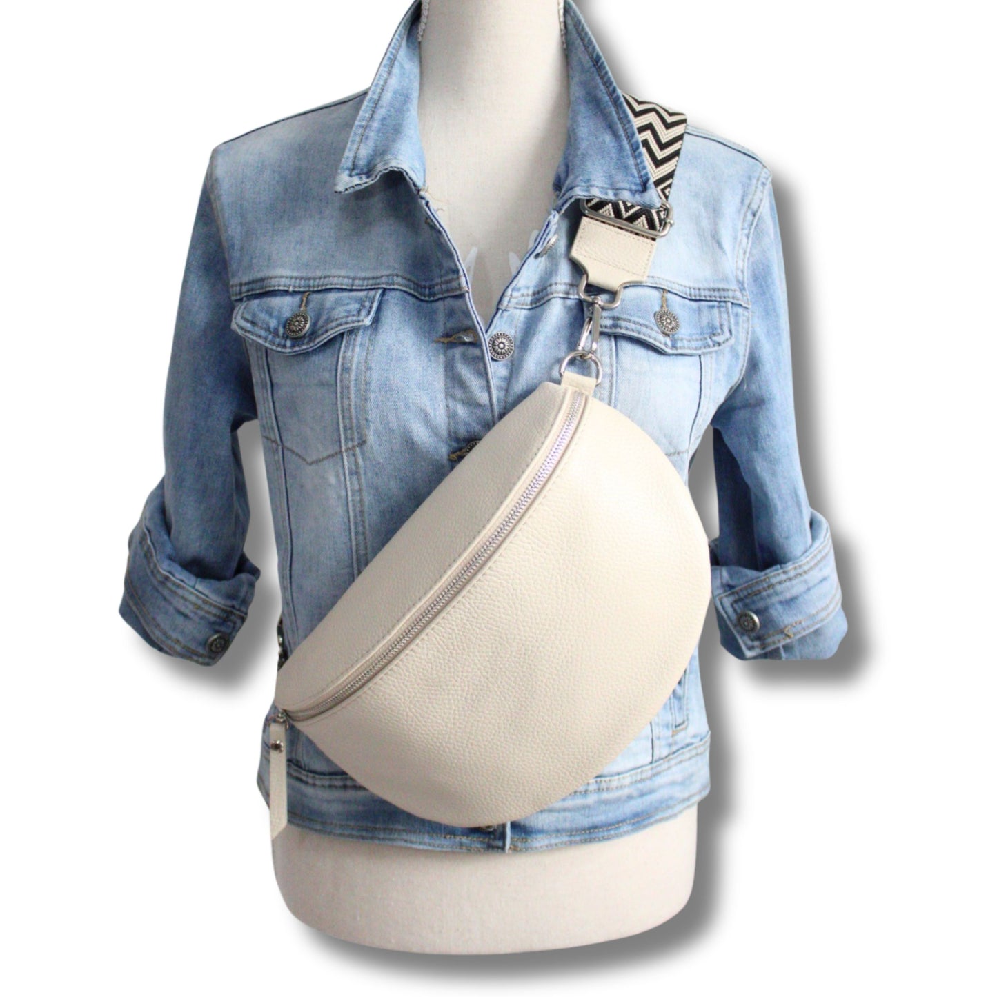 Echtleder Crossbody Bag – Made in Italy