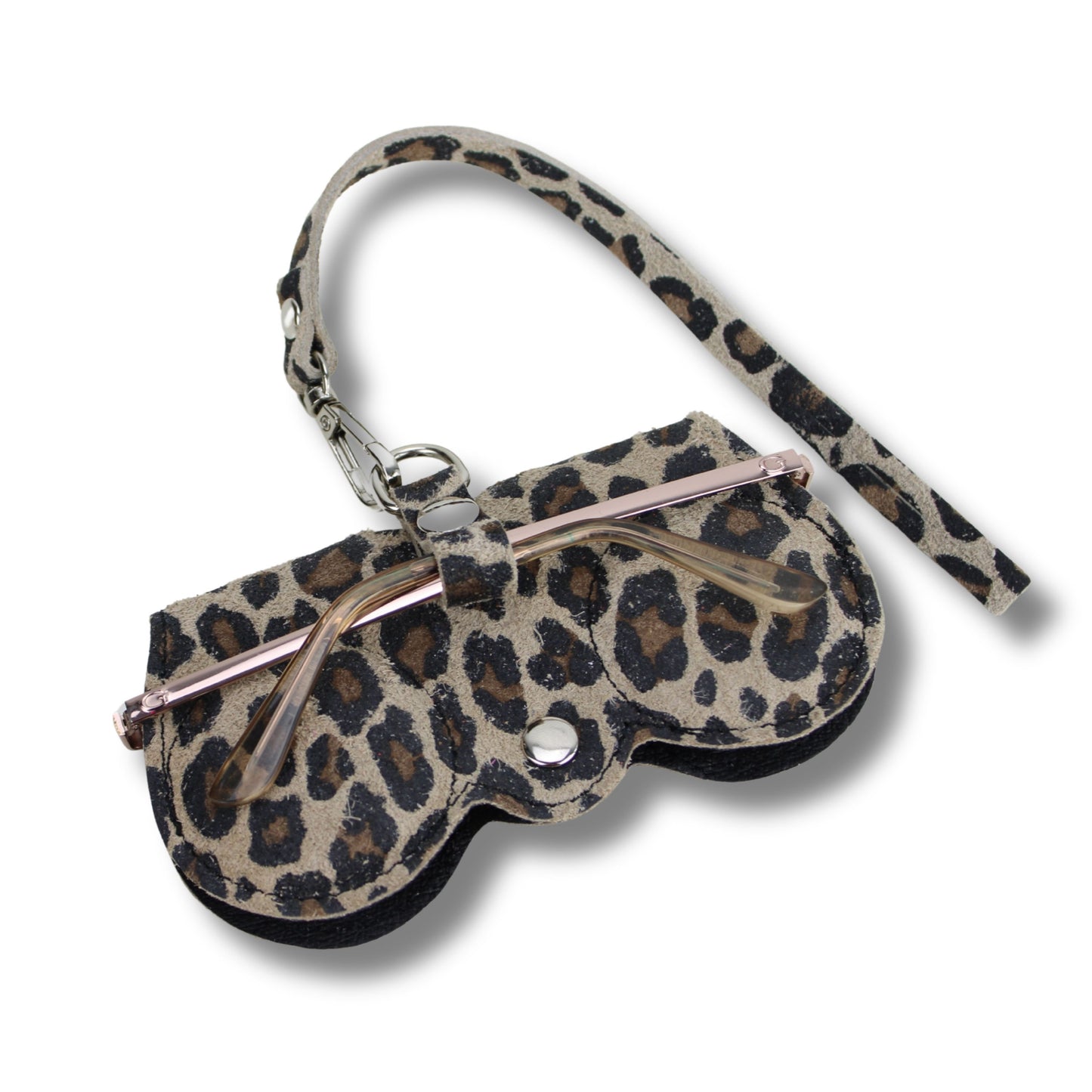 Brillenetui & Taschen-Hänger – Bagcharm aus Echtleder