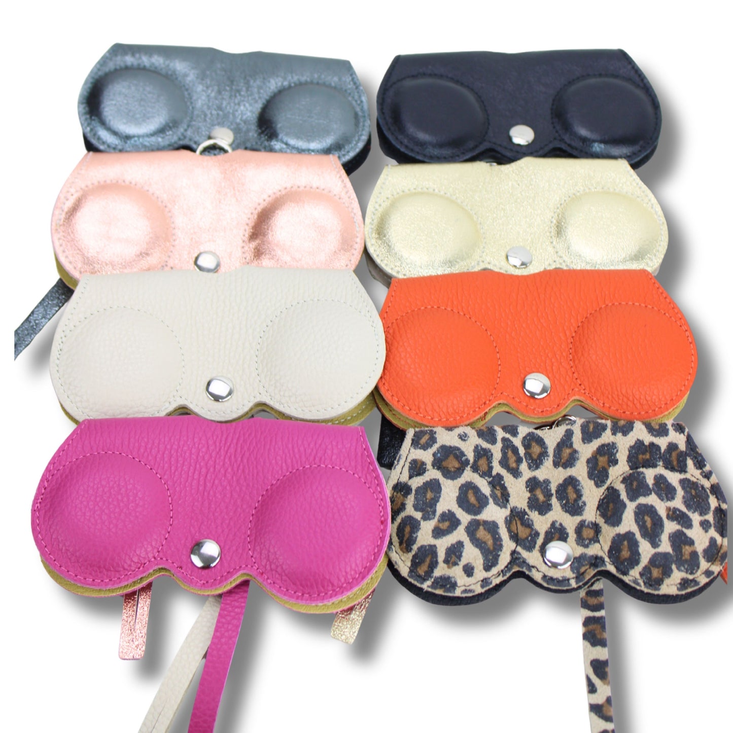 Brillenetui & Taschen-Hänger – Bagcharm aus Echtleder