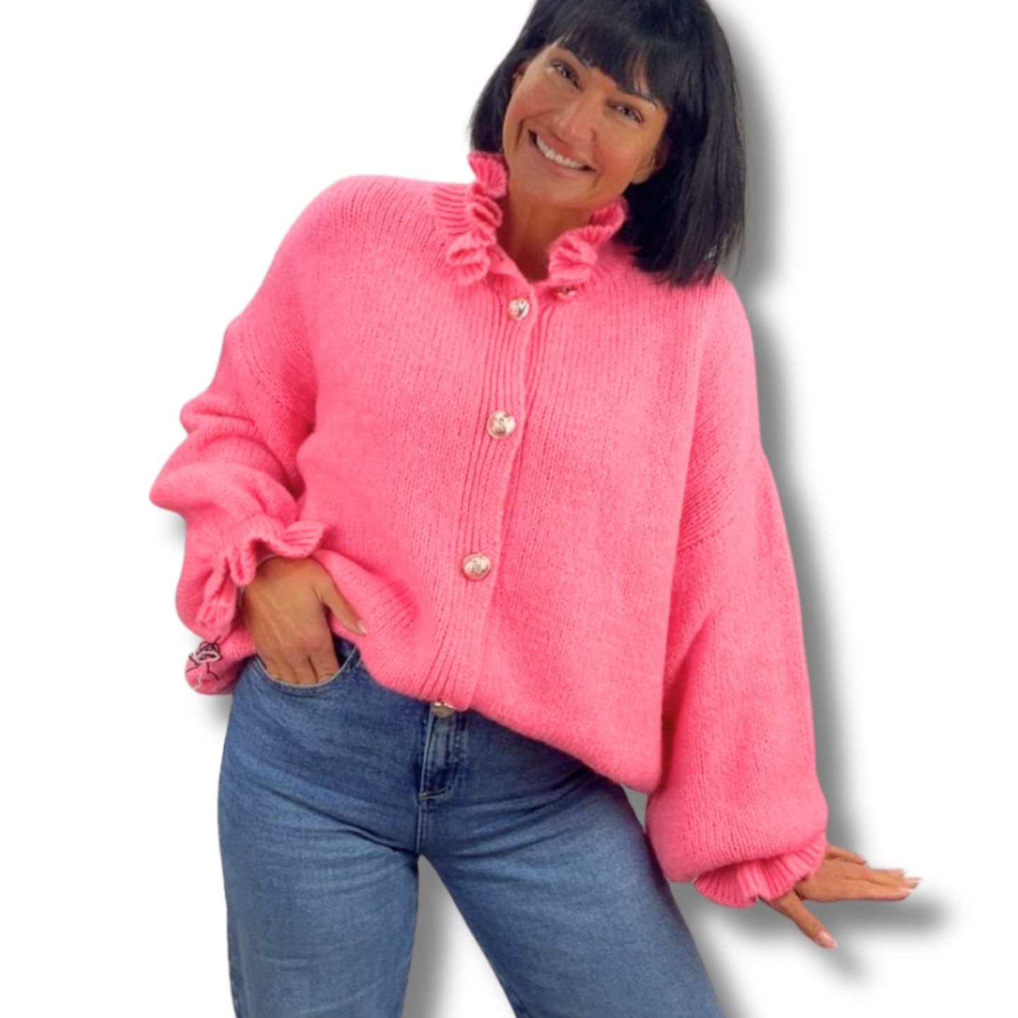 Kuschelige Strickjacke