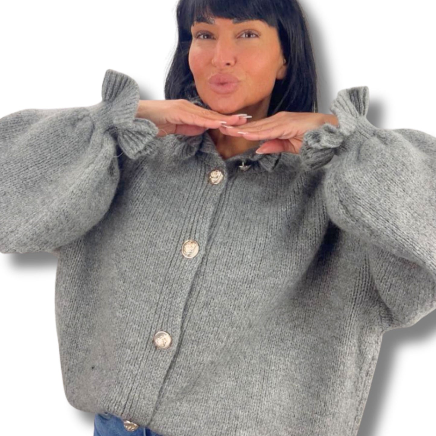 Kuschelige Strickjacke