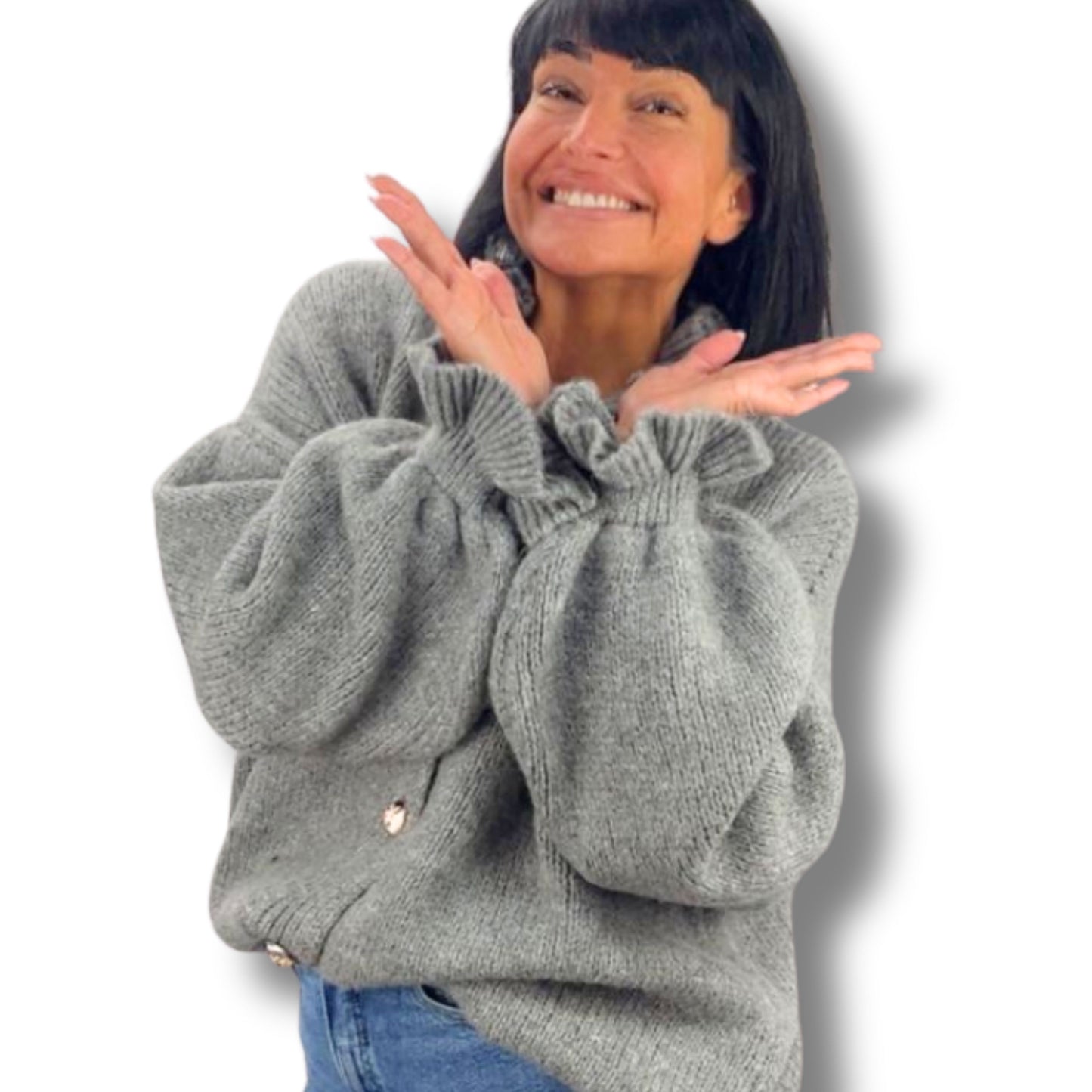 Kuschelige Strickjacke